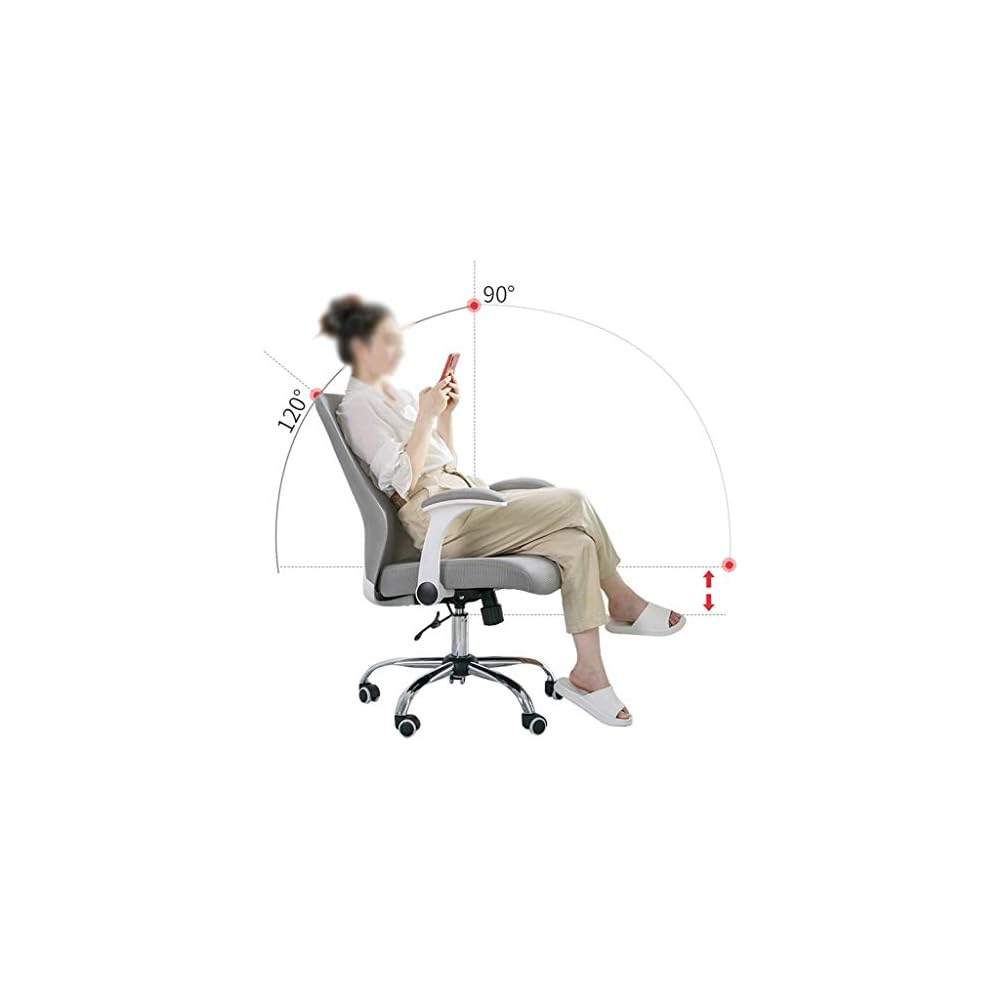 Reception Chair Home Computer Chair Gaming Chair Comfortable Boss Chair Ergonomic Chair Leisure Office Chair (Color : Pink)