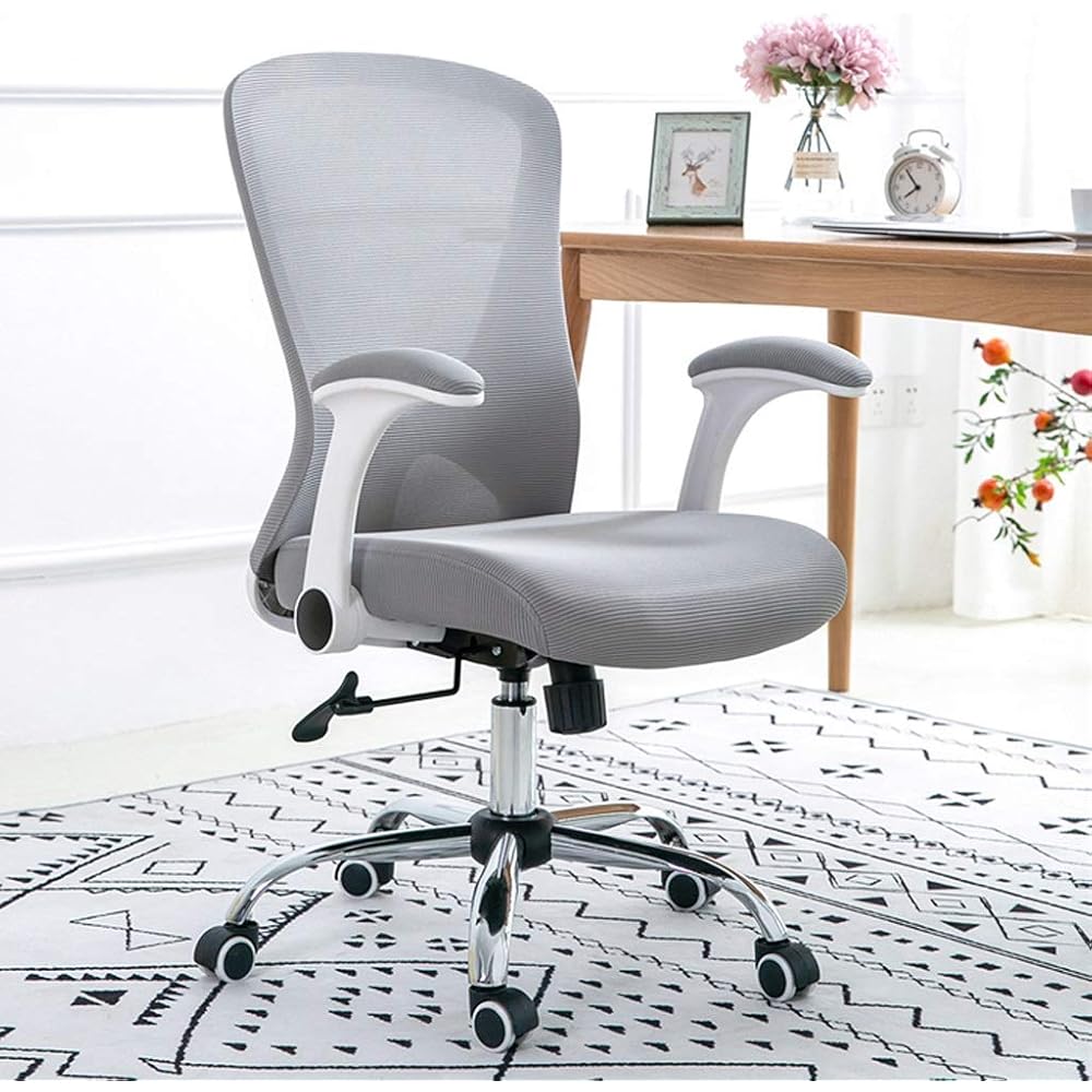Reception Chair Home Computer Chair Gaming Chair Comfortable Boss Chair Ergonomic Chair Leisure Office Chair (Color : Pink)